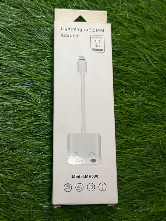 2-in-1 lightning to 3.5mm Earphone jack bluetooth splitter